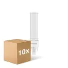 Mehrfachpackung 10x Noxion Lucent LED PL-C EM 6.5W 830 | Warmweiss - 2-Pins - Ersatz für 18W