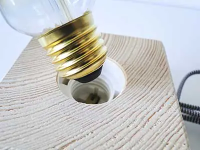 Einsatz DIY-Lampe