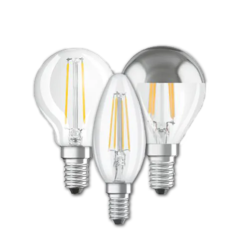 Drei Retrofit-LEDs von Osram
