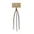 Good&Mojo Lampadaires Salon Java Bambou Brun | Convient pour 1x E27 