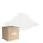 Lot 4x Ledvance Panneau LED Comfort Aluminium Blanc 28W 3640lm - 840 Blanc Froid | 62.5x62.5cm - UGR < 19